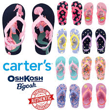 carters slippers flip flops sandals for