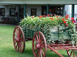 Flower Wagon Garden Wagon Old Wagons