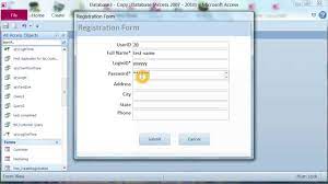 how to create a register form you
