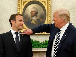 Emmanuel macron urges world to 'move more quickly' in tackling climate french president emmanuel macron speaks of the collective pride of the reconstruction efforts. G7 Meeting Trump Macron Relationship Hurt By Tariffs Trade Before Meeting