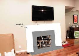 Someone asked if the tv could be damaged if we lit a fire in the fireplace. My Tv Is Above The Fireplace Where Do I Put The Cable Box