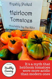 Heirloom Tomatoes Were They Really More Acidic Healthy