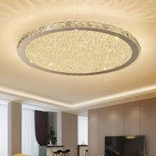Creative Golden Round Crystal Chandeliers My Aashis