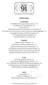 eli s table menu in new york new york usa