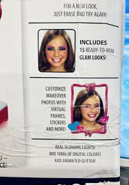 barbie digital makeover vanity mirror