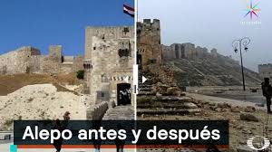 la ciudad de alepo antes y después de