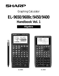 sharp el 9650 calculator user manual