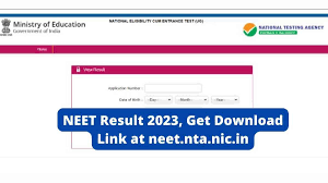 nta neet result 2023 declared check