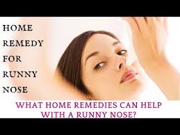 home remedy for runny nose what home