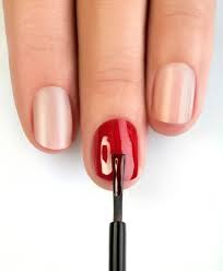 One light color nail paint. How To Give Yourself A Professional Manicure Diy Nails At Home