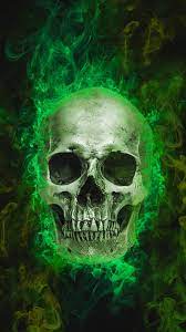 hd green skull wallpapers peakpx