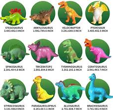 cartoon 12 dinosaurs cute bath toys