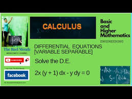 Equation 2x Y 1 Dx Ydy 0