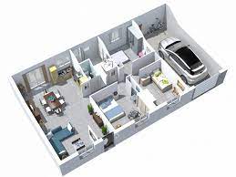 3 chambres modèle habitat concept baya