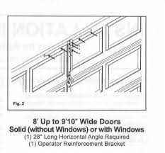 horizontal garage door opener