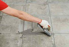 how to lay floor tiles on concrete