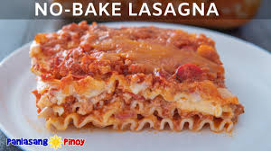no bake filipino style lasagna