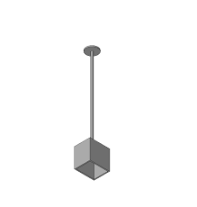 3d cube pendant light revit object