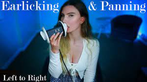 ASMR Earlicking & Audio Panning - Deep licking & fluttering w/ DELAY, mouth  sounds & panning L to R - YouTube