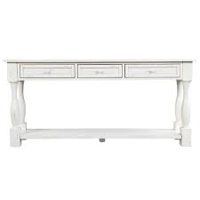mondawe modern distressed console table