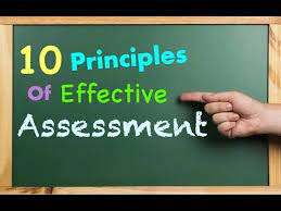 10 principles of effective essment