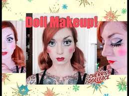 baby doll halloween makeup tutorial by