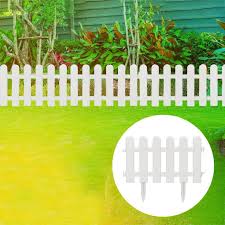 Plastic Garden Fencing Fence Decor
