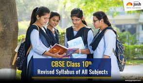 cbse cl 10 revised syllabus for