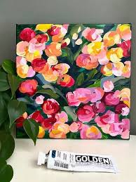 Easy Flower Painting Tutorial On