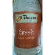 is panera bread s greek dressing vegan