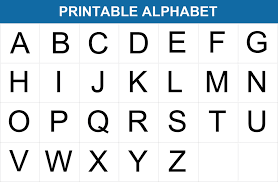 printable alphabet letters 26 letters