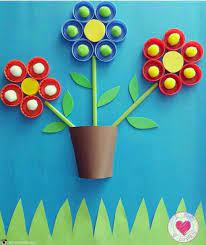 Bricoler avec les enfants: 12 idées avec des bouchons colorés! | Craft,  Loisirs créatifs de printemps, Bricolage et loisirs créatifs