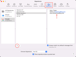 how to set up multiple email signatures