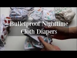 how to nighttime cloth diaper best