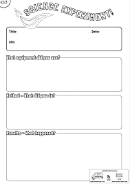 free science printable experiment