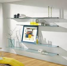 Modern Glass Interior Glass Shelves