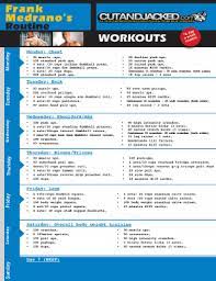 20 printable 6 day gym workout schedule