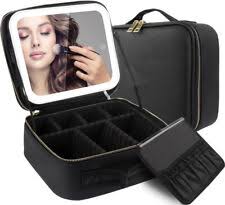 make up bag with mirror ebay