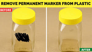 remove permanent marker from plastic
