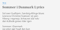 Image result for sommer i danmark tv2 lyrics