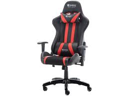 Standard gaming chairs usually support a maximum of 240 to 300 pounds, depending on the model. Sandberg Commander Gaming Chair Blk Red 640 81