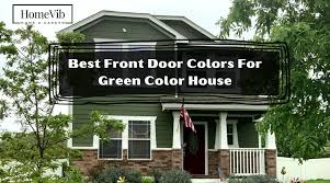 front door colors for green color house