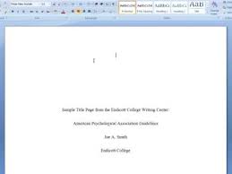 Apa 6th Ed How Do I Format My Paper Using Apa