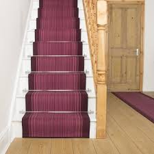 carnaby purple stair carpet runner