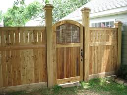 beautiful wooden gate