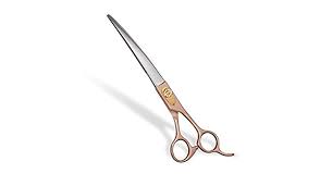 Scissors are not a good choice here, you won't get an even or close finish, and it'll take ages to complete. Guala Pet Grooming Scissors 7 Bending Trimming Scissors For Teddy Collie Akita And Cat Ears Limbs And Armpits Amazon Co Uk Kitchen Home