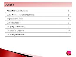 Outline About Nsl Capital Partners 2 Ppt Download