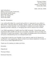 social worker cover letter exles
