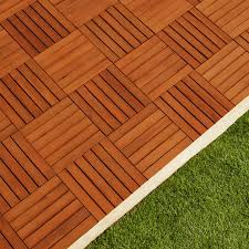 Deuba 11x Wood Tiles Acacia 1m ²