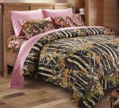 4pc Twin Woodland Black Camo Comforter